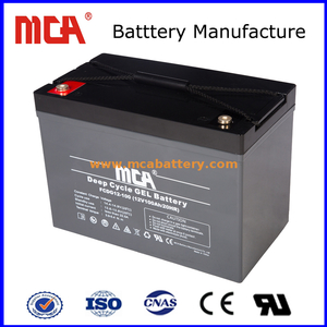 Batería de gel de ciclo profundo 12v 100Ah para RV