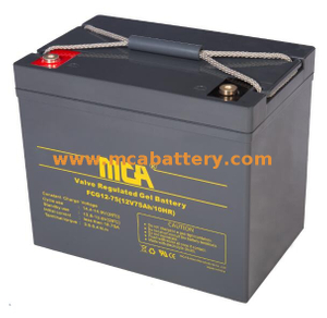 Batería de gel de almacenamiento DC 12V para el hogar