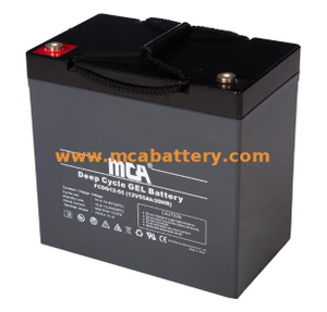 Batería de gel marino AGM 55ah